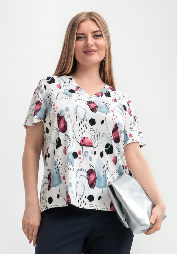 Блуза Эльвира шир.  580, рис. 6