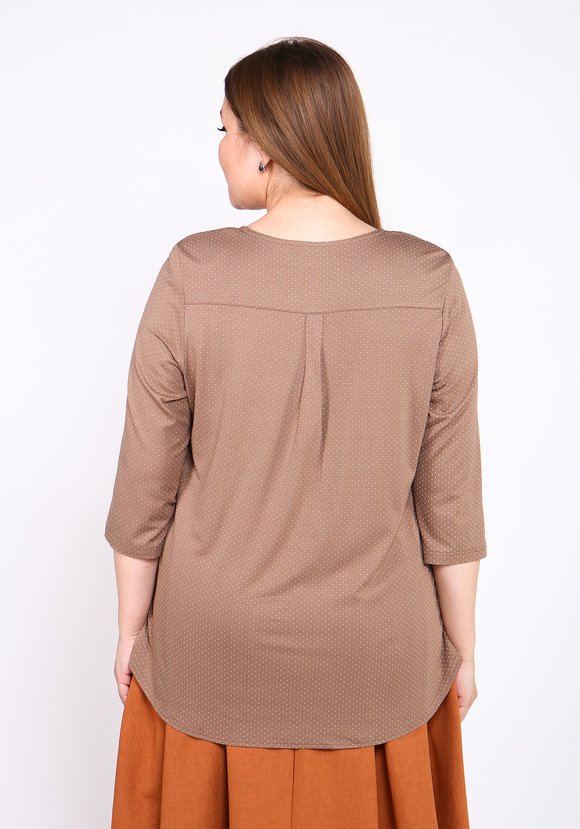 Блуза Благородный вид шир.  580, рис. 6