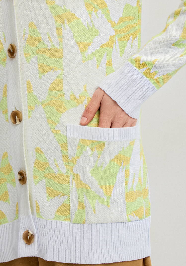 Кардиган с застежкой на пуговицы шир.  750, рис. 14