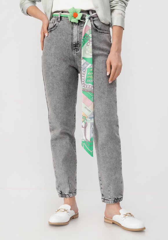 Джинсы с поясом шир.  580, рис. 1