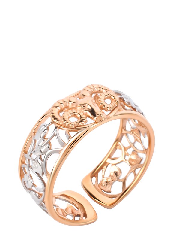 Серебряное кольцо, Знак Зодиака шир.  580, рис. 1