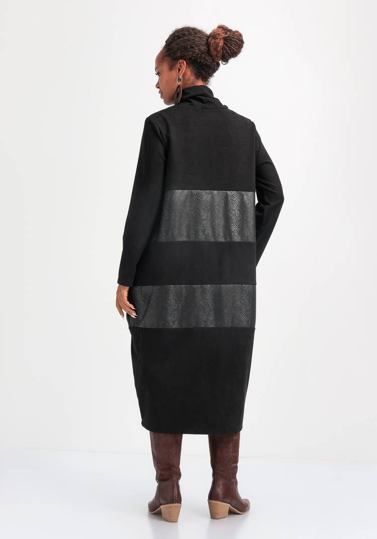 Платье с декоративными вставками шир.  750, рис. 18