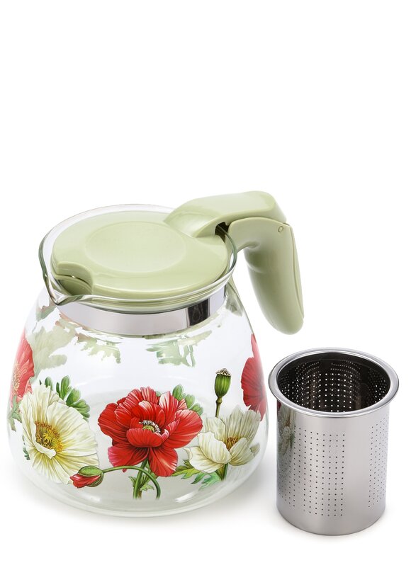 Заварочный стеклянный чайник с фильтром шир.  580, рис. 24