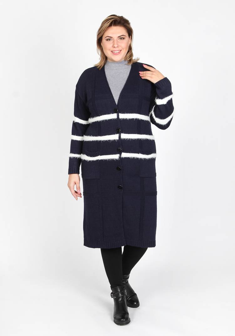 Кардиган удлиненный Селин шир.  750, рис. 4