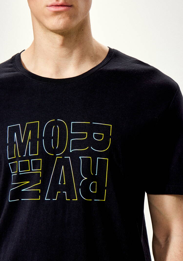 Комплект футболок с лаконичным принтом, 2 шт. шир.  750, рис. 58