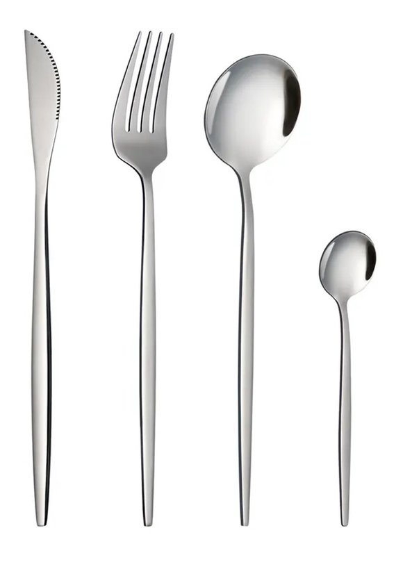 Набор столовых приборов 6 персон, 24 предмета шир.  580, рис. 5