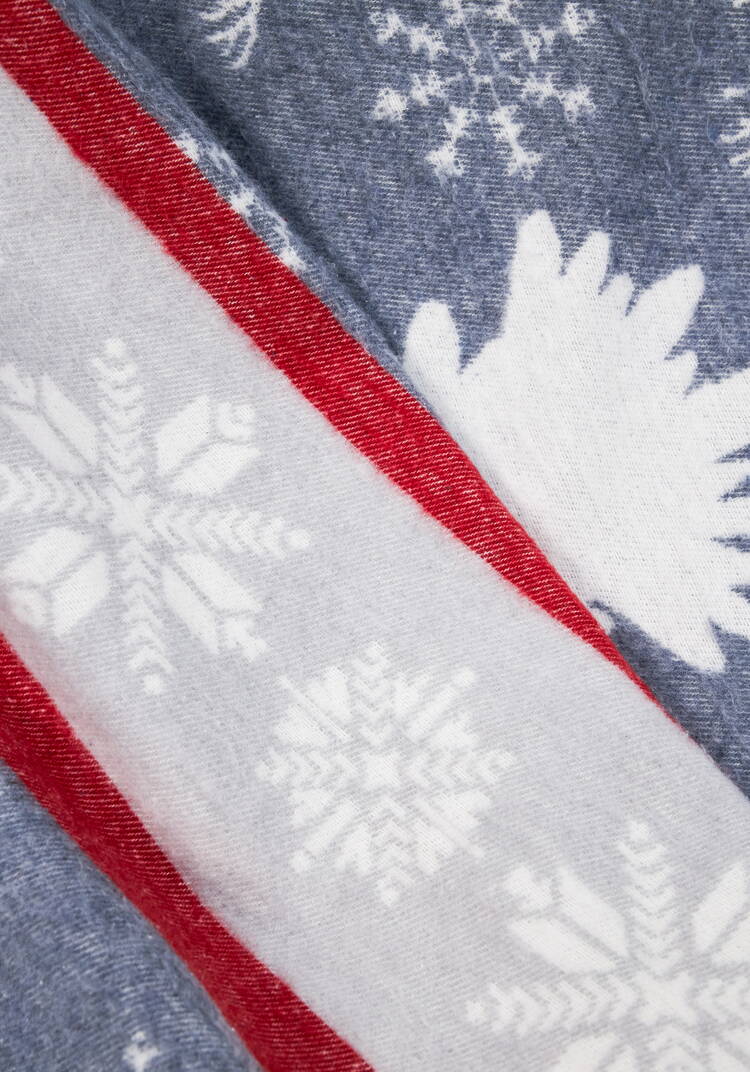 Плед с бахромой Хлопковый жаккард шир.  750, рис. 14