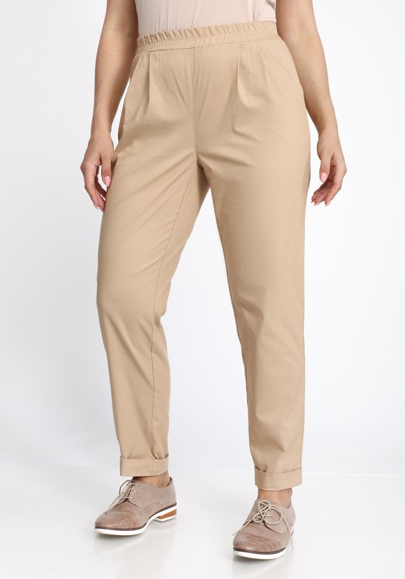 Брюки укороченные полуприлегающего силуэта шир.  580, рис. 12