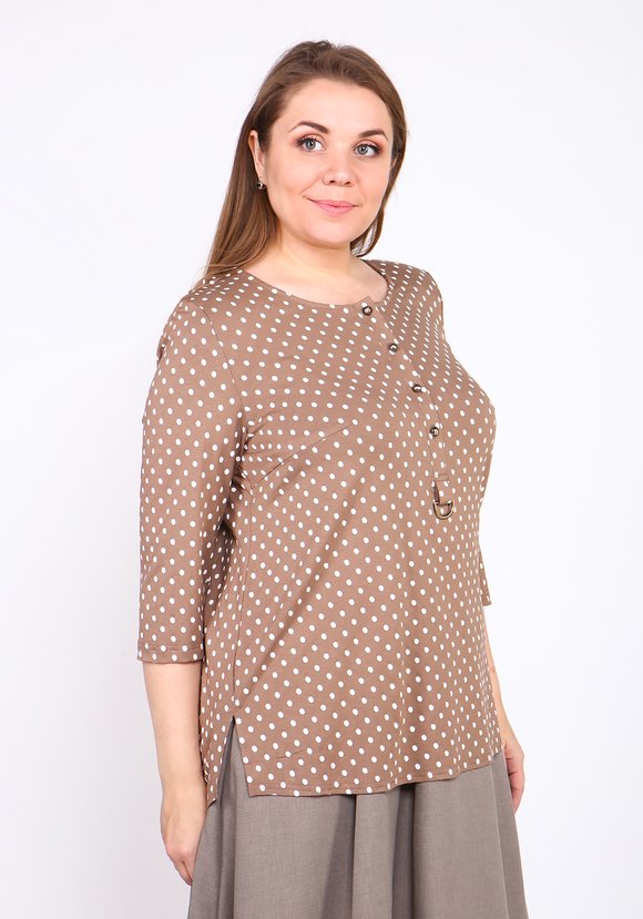 Блуза Благородный вид шир.  580, рис. 1