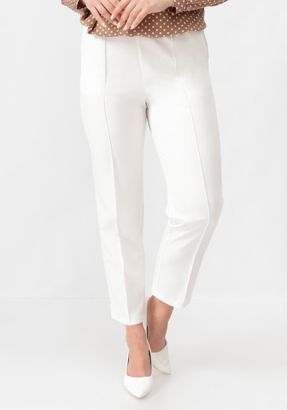 Брюки прямые с отсрочкой-стрелка шир.  580, рис. 1