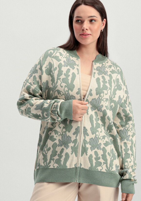 Бомбер с метанитью и цветочным орнаментом шир.  580, рис. 14