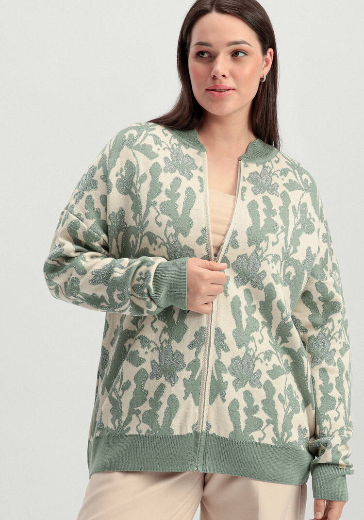 Бомбер с метанитью и цветочным орнаментом шир.  750, рис. 14