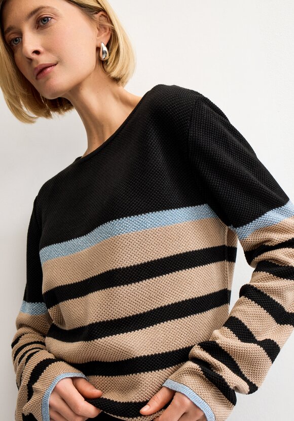 Джемпер в полоску с метанитью шир.  580, рис. 32