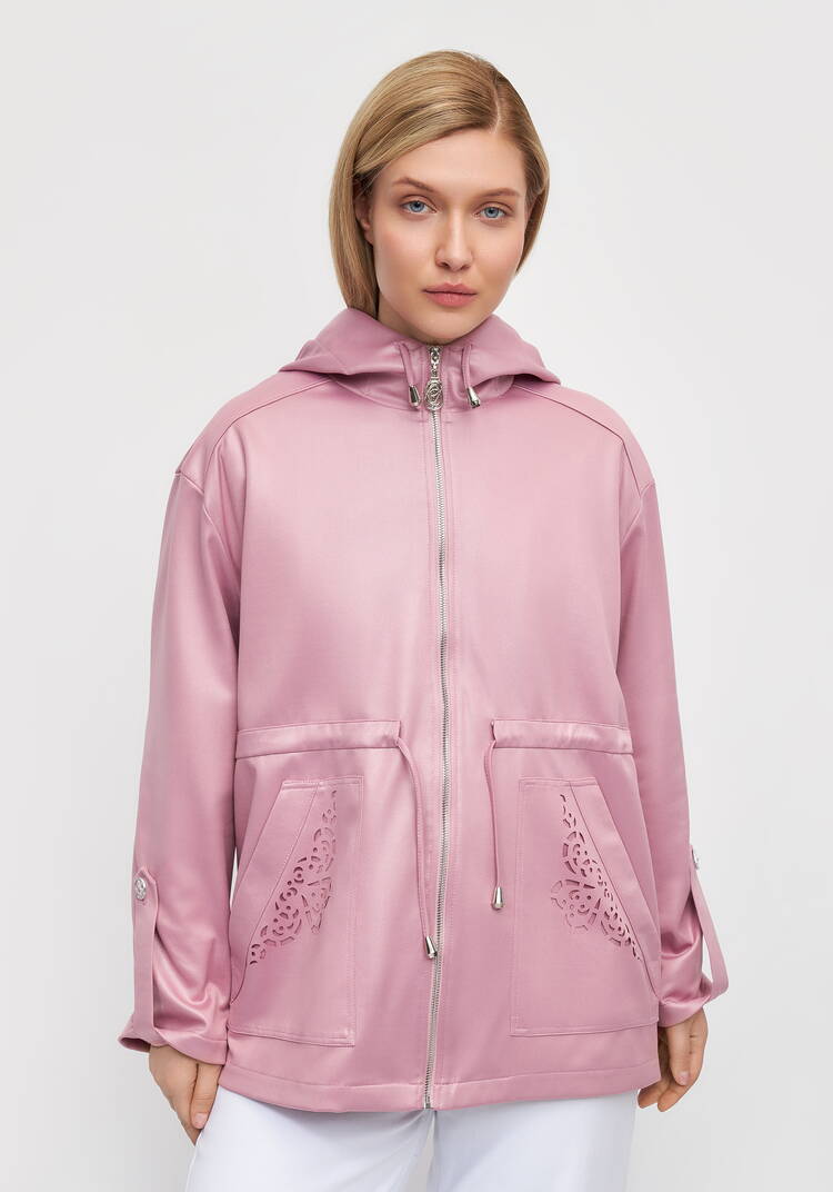 Ветровка с ажурным узором на карманах шир.  750, рис. 12