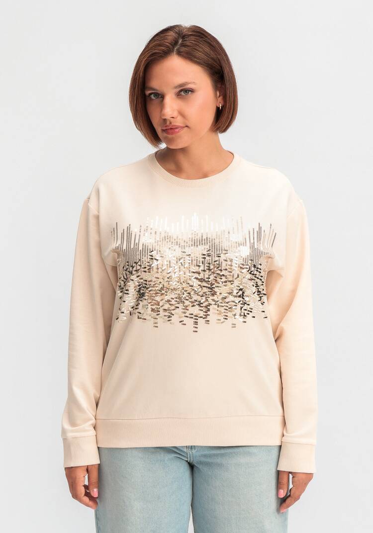 Свитшот с абстрактным рисунком из пайеток шир.  750, рис. 12