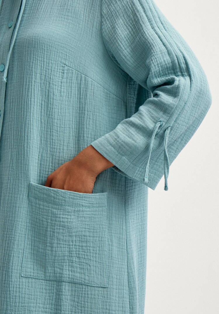 Пыльник с капюшоном свободного силуэта шир.  750, рис. 23