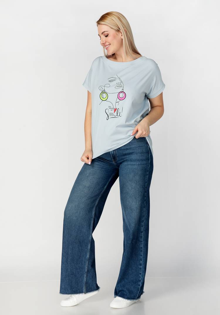 Футболка женская Виолетта шир.  750, рис. 35