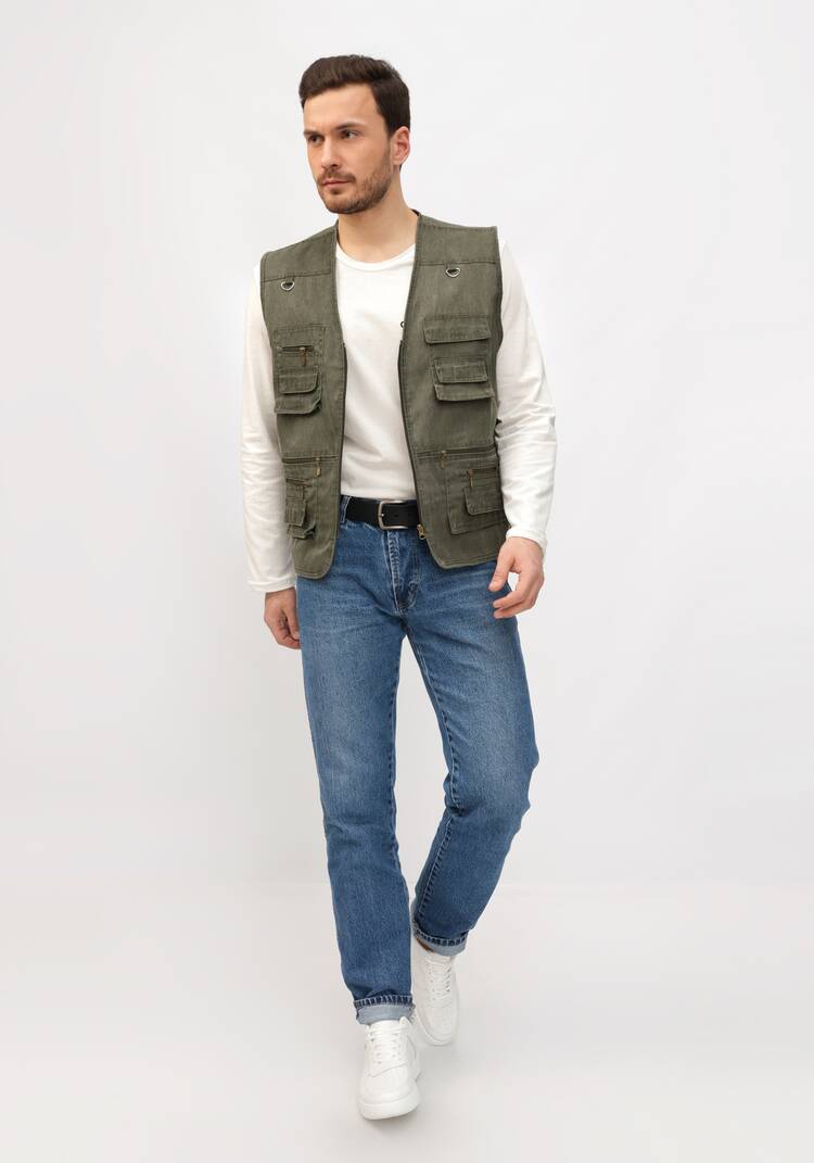 Жилет мужской с карманами шир.  750, рис. 16