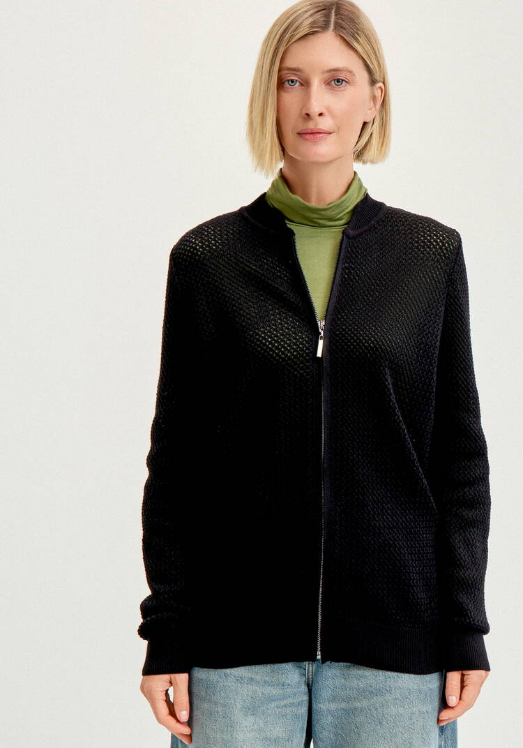 Бомбер ажурный на свободу движения шир.  750, рис. 25