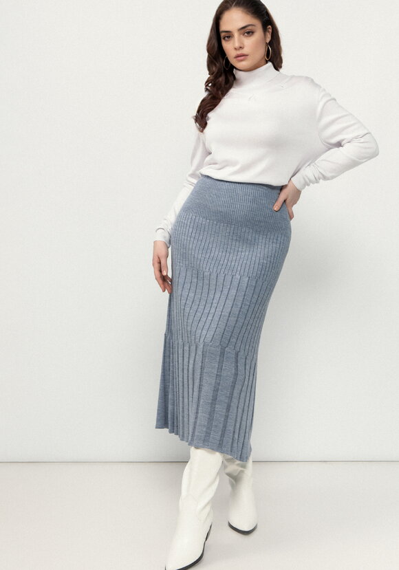 Юбка с фигурными складками шир.  580, рис. 19