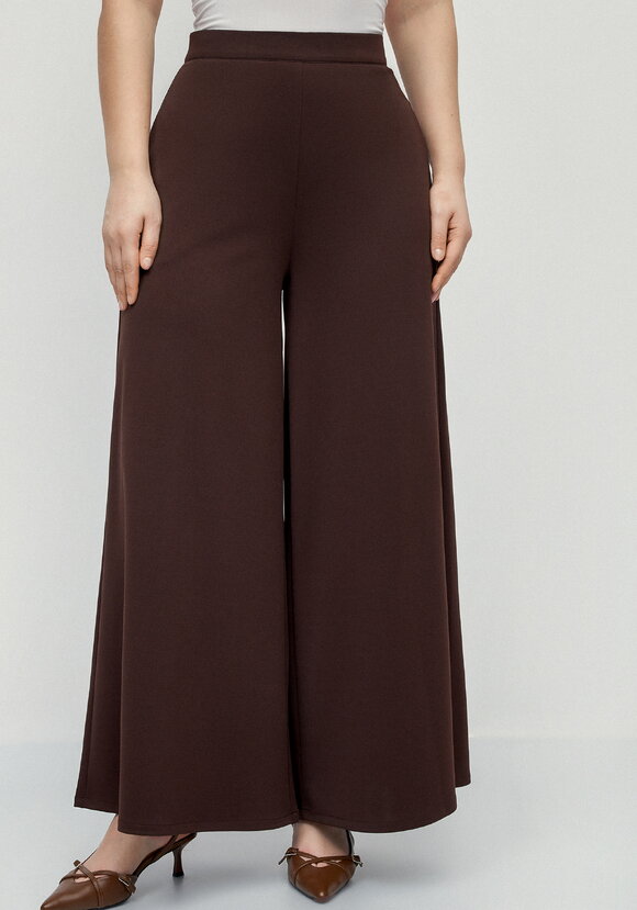 Брюки палаццо с комфортным поясом Жасмин шир.  580, рис. 4