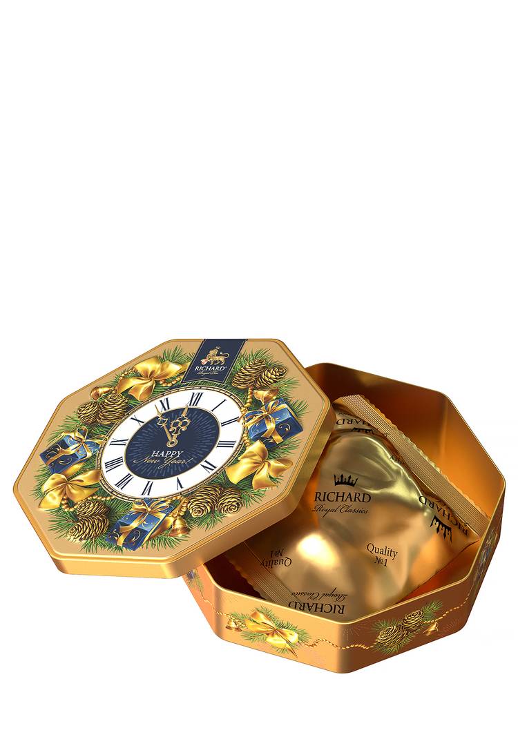Чай Блестящего Нового года! чёрный листовой шир.  750, рис. 3
