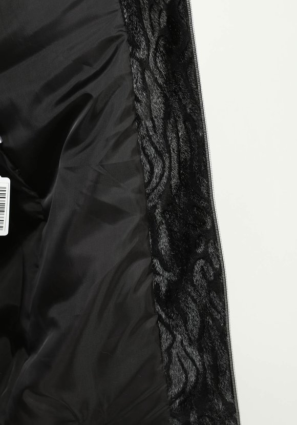 Шуба на молнии из эко-меха с капюшоном шир.  580, рис. 20