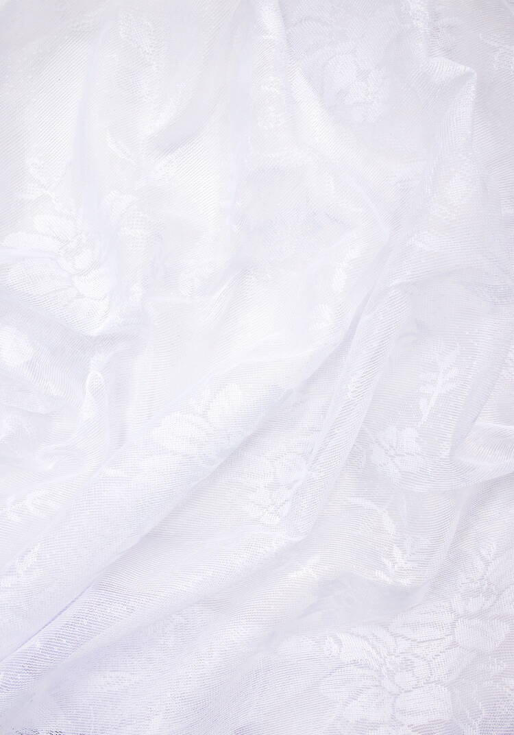 Тюль-жаккард Морозный узор шир.  750, рис. 10