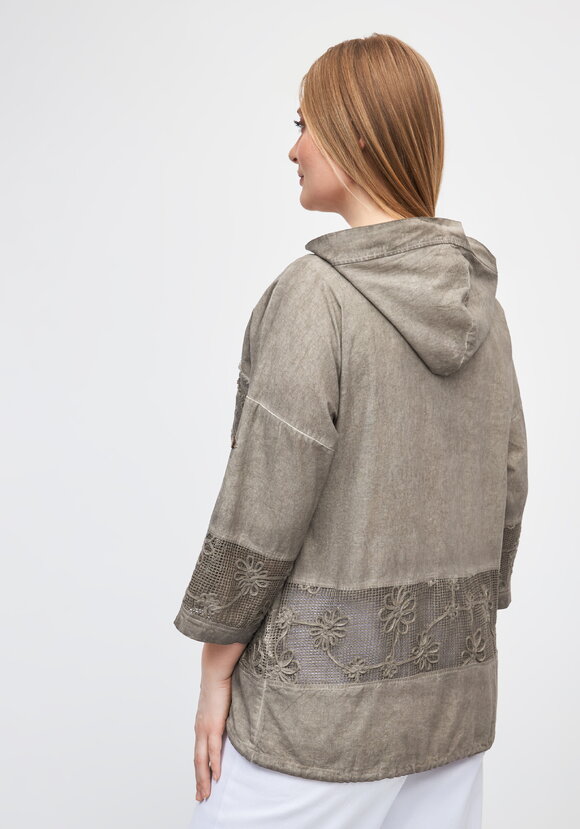 Пыльник на молнии с кaпюшоном шир.  580, рис. 10