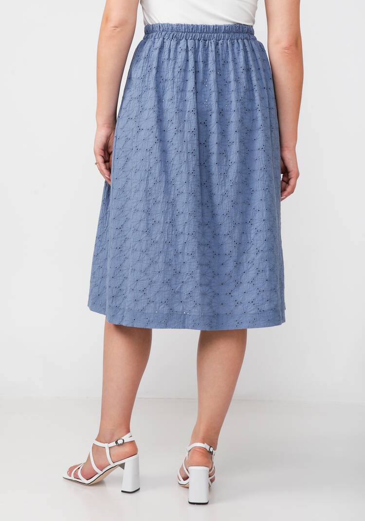 Юбка из шитья с разрезом шир.  750, рис. 9