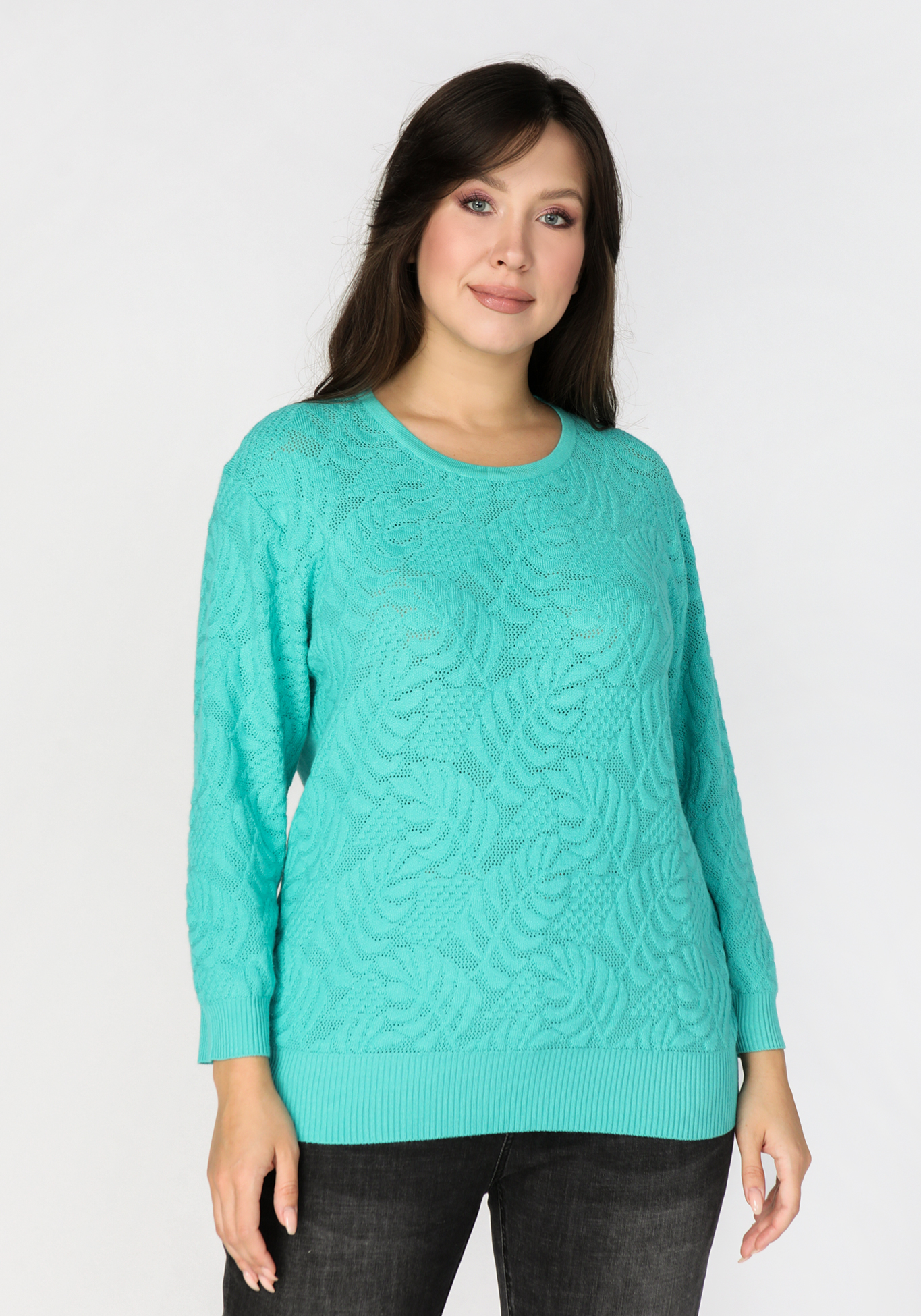 Пуловер с цветочным рисунком «Эльвира»