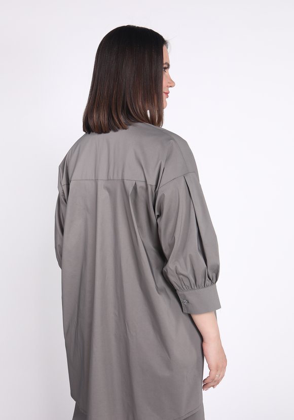 Блуза свободного кроя с объемными рукавами шир.  580, рис. 10