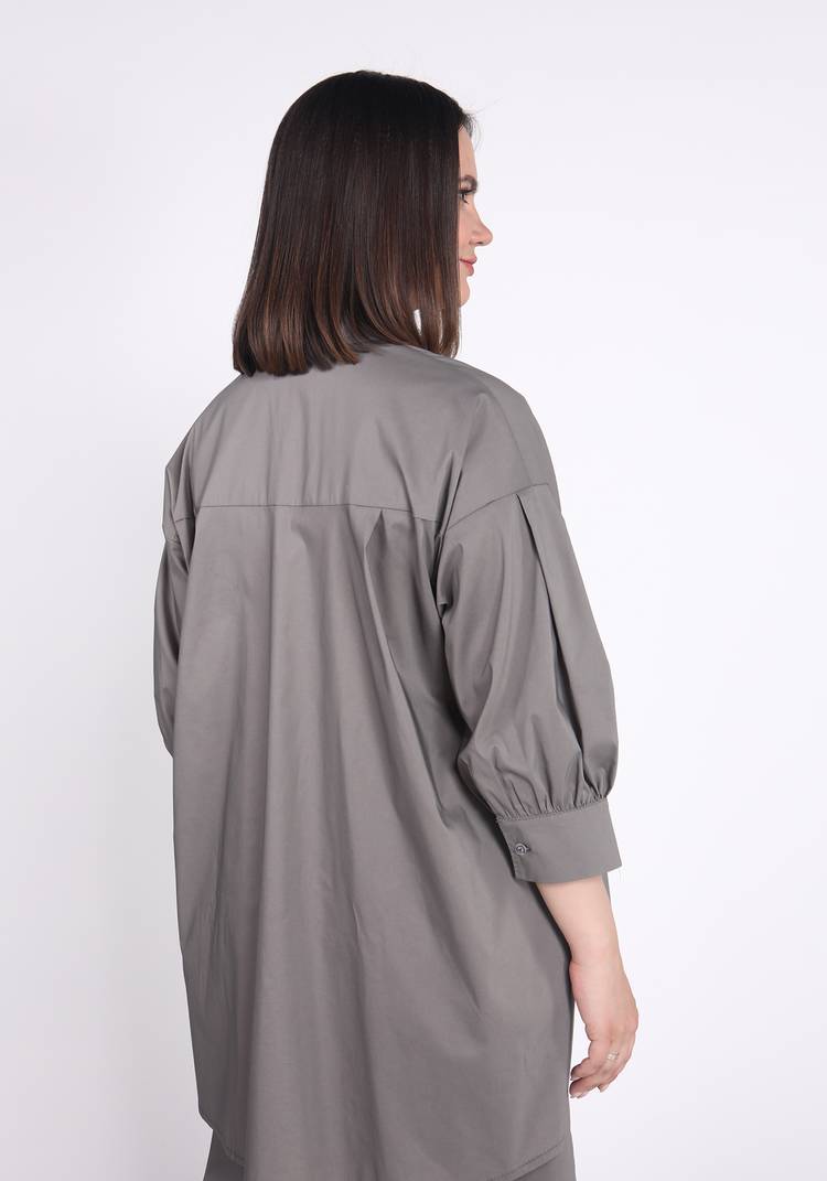 Блуза свободного кроя с объемными рукавами шир.  750, рис. 10