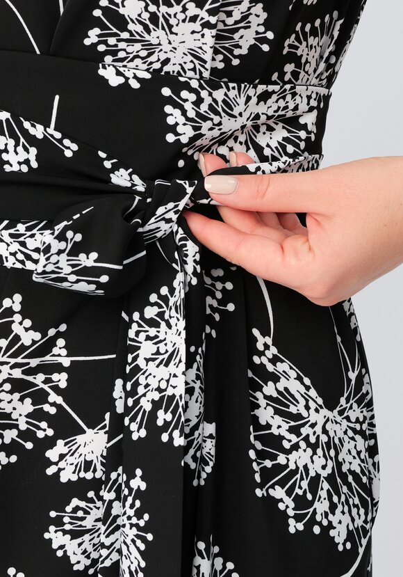 Платье с цветочным принтом с рукавом фонарик шир.  580, рис. 25