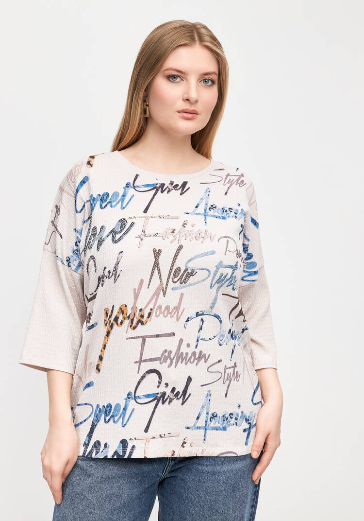 Блуза Поэзия души шир.  750, рис. 19