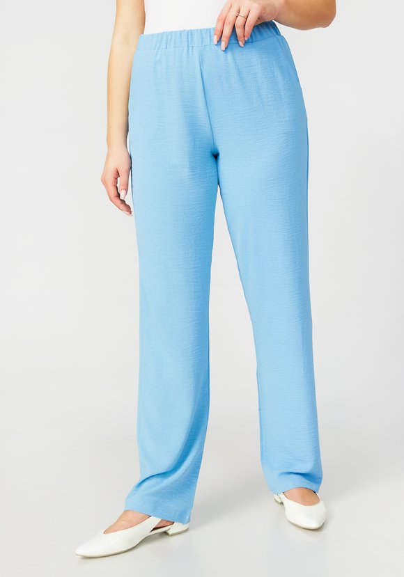 Костюм: блуза на пуговицах и брюки шир.  580, рис. 19