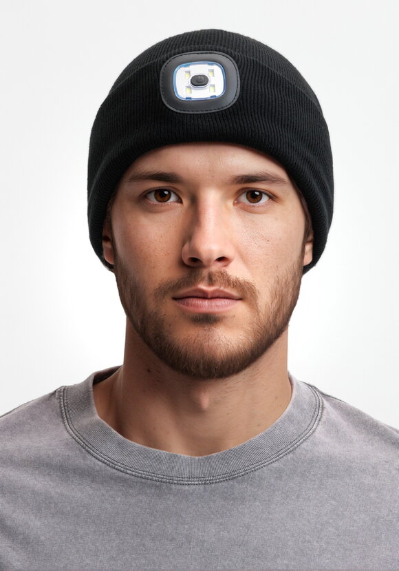 Шапка с фонарем Тeплый свет шир.  580, рис. 8