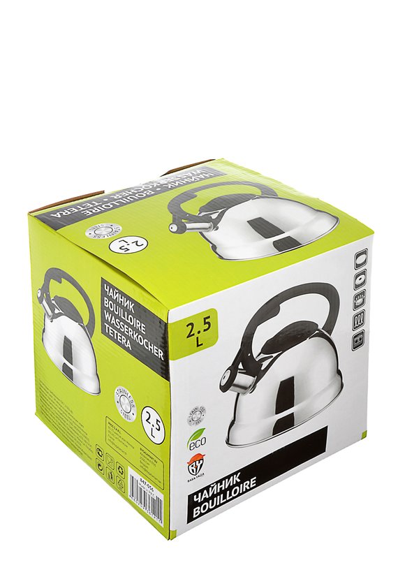 Чайник стальной со свистком шир.  580, рис. 3