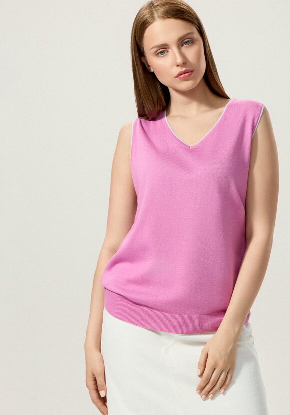 Топ с декором из метанити шир.  580, рис. 48