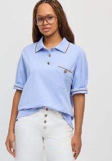 Футболка-поло с нагрудным карманом