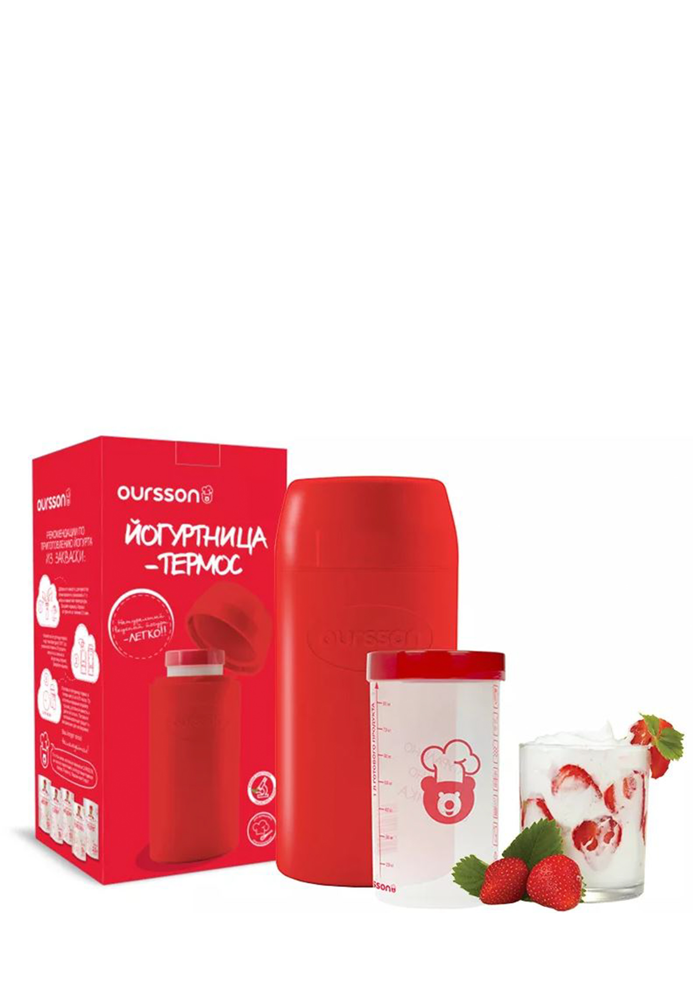

Мини-ферма «Барышня-крестьянка» (Йогуртница-термос), Красный