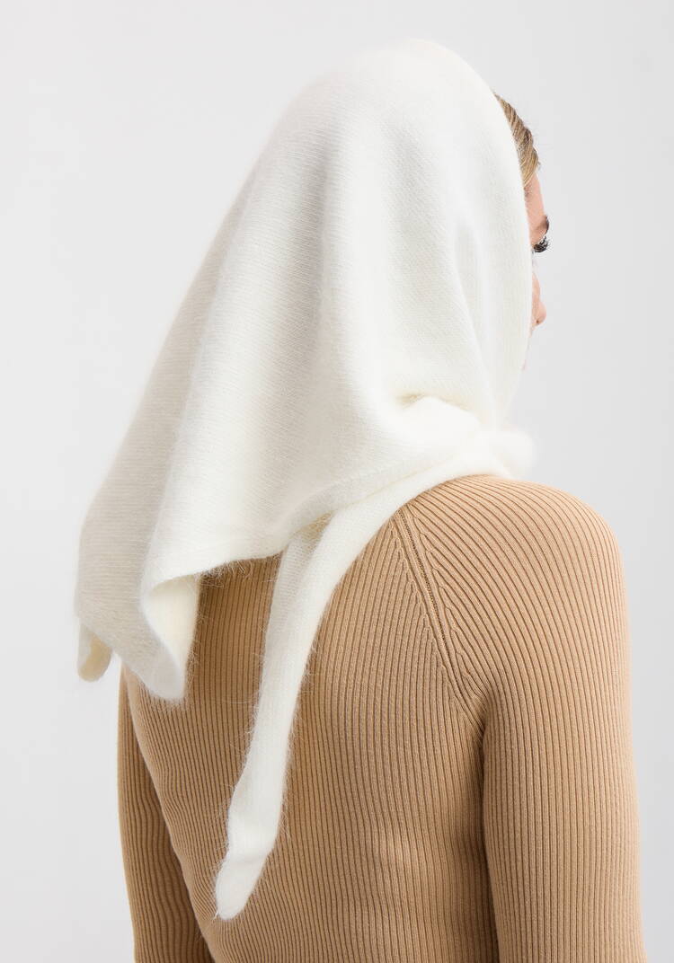 Шаль с ангорой Николина шир.  750, рис. 9