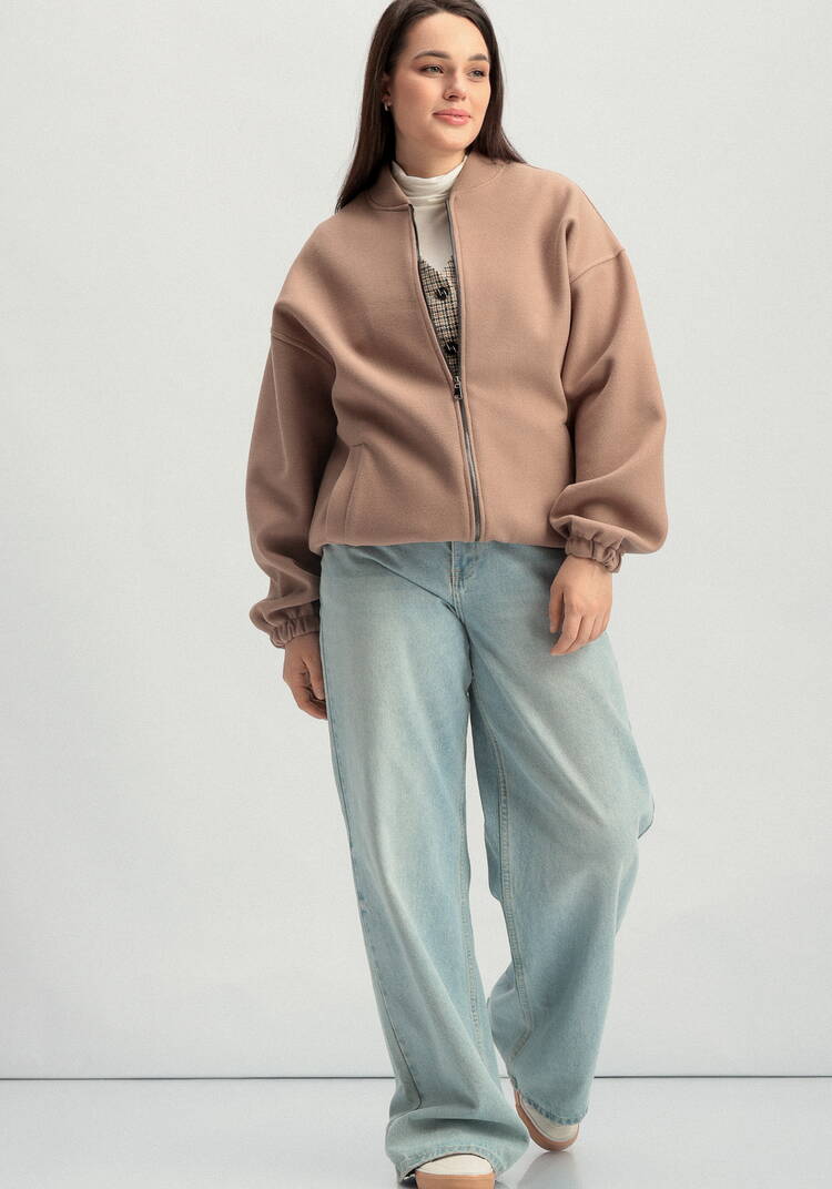 Бомбер свободного кроя на молнии шир.  750, рис. 37