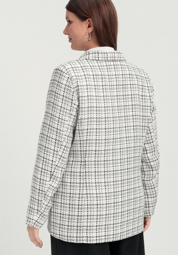 Жакет из твида однобортный шир.  580, рис. 13