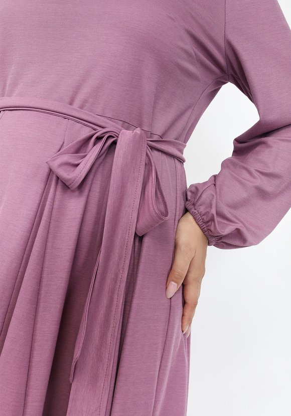 Платье однотонное с пышной юбкой шир.  580, рис. 3