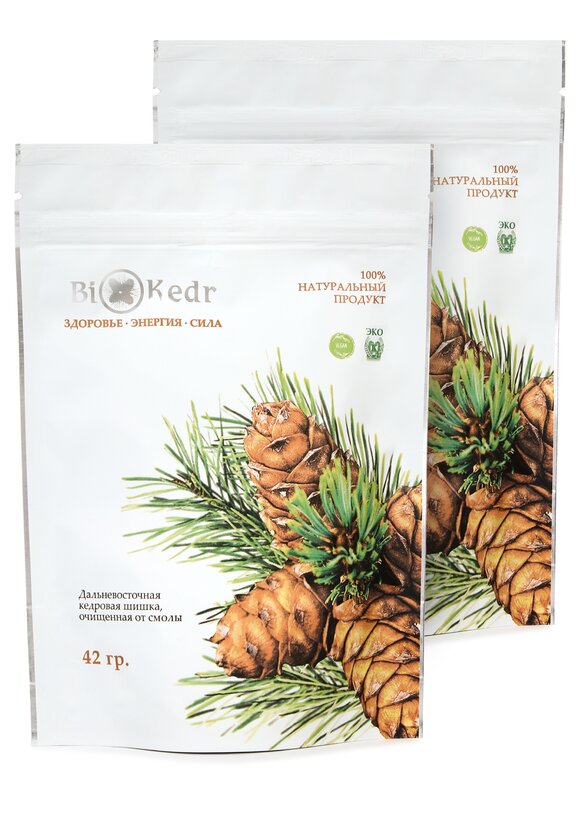Настой с дальневосточной кедровой шишкой, 2шт шир.  580, рис. 1