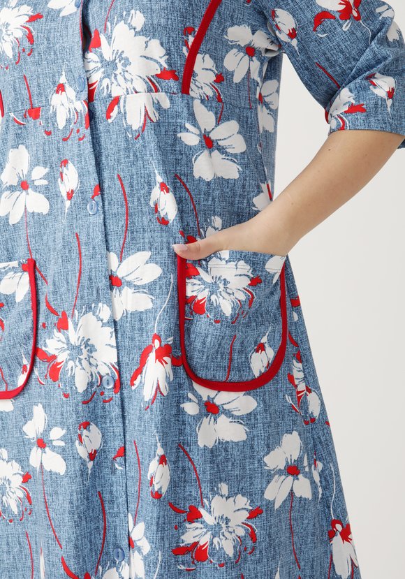 Халат женский Инесса шир.  580, рис. 4