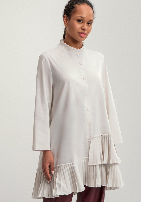 Туника с плиссированным воланом шир.  580, рис. 4