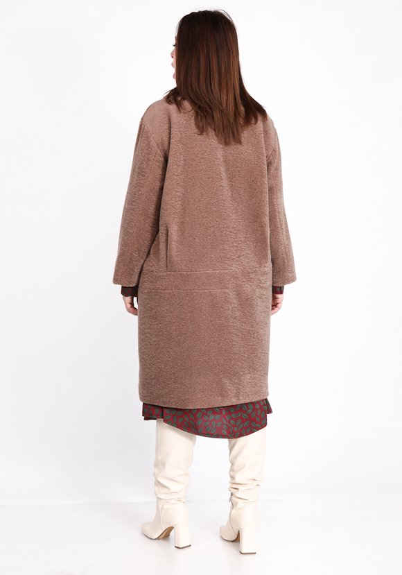 Пальто с отложным воротником и карманами шир.  580, рис. 10