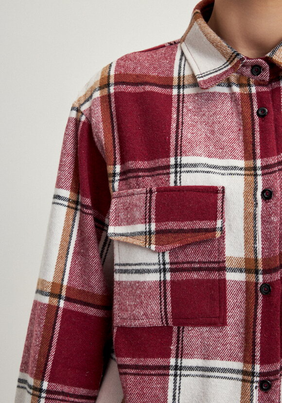 Рубашка фланелевая в клeтку шир.  580, рис. 13